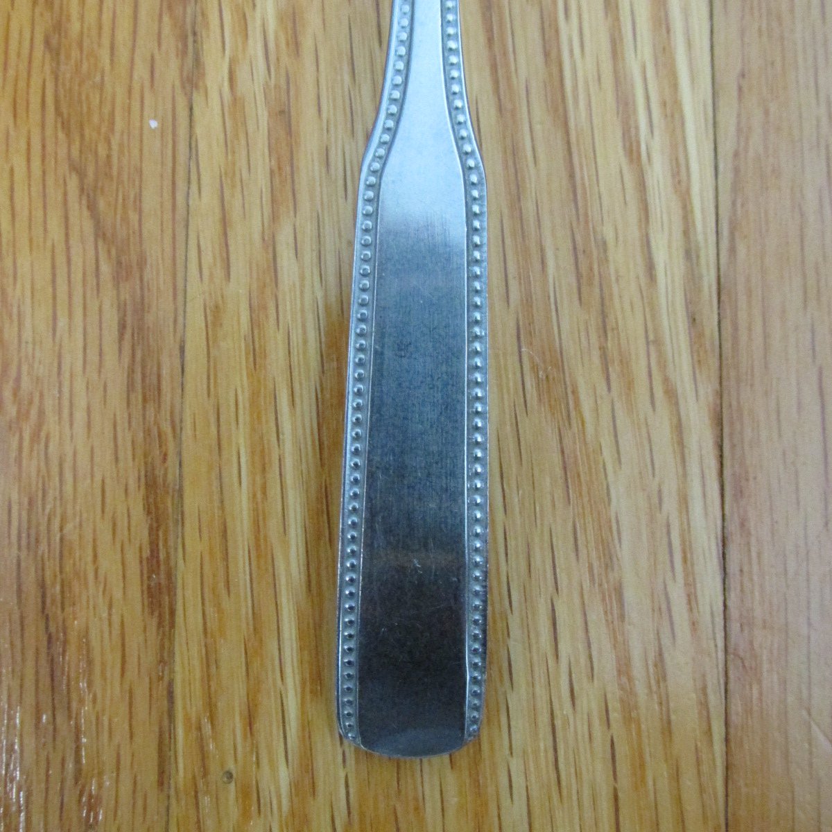 AMERICAN STAINLESS USA FLATWARE BEADED 3 DINNER FORKS SILVERWARE