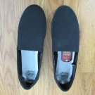 FADED GLORY WOMEN'S SIZE 9 SHOES BLACK FLATS SUMMER SLIP ONS COMFORT LINE NEW