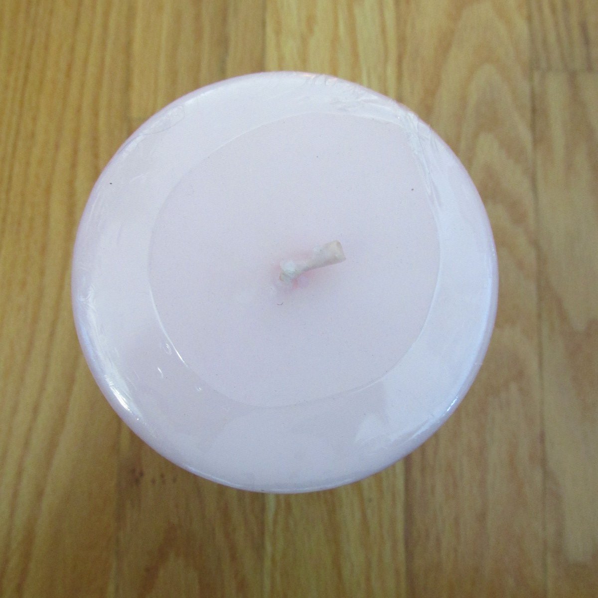 WAX AND WIX PILLAR CANDLE 3 " X 6" PINK UNSCENTED NEW