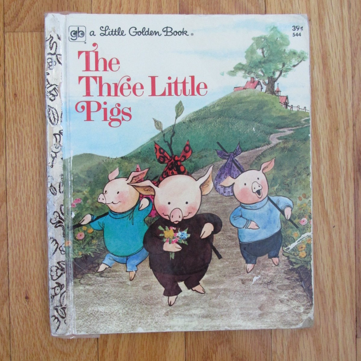 THE THREE LITTLE PIGS GOLDEN BOOK 1973