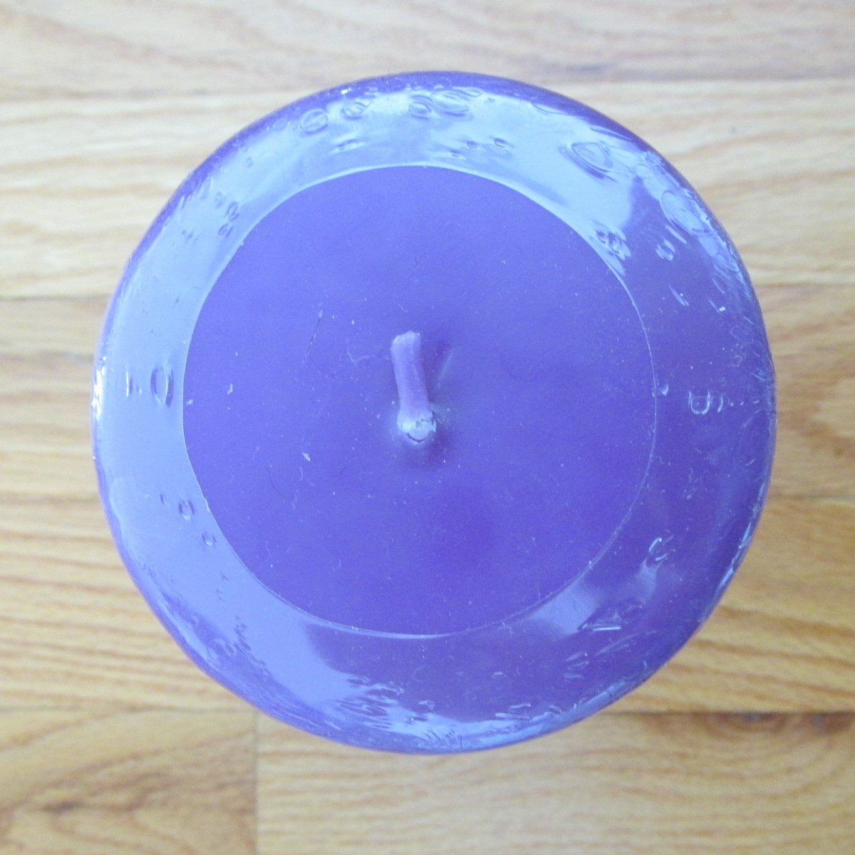 WAX AND WIX PILLAR CANDLE 3 " X 6" LIGHT PURPLE UNSCENTED NEW