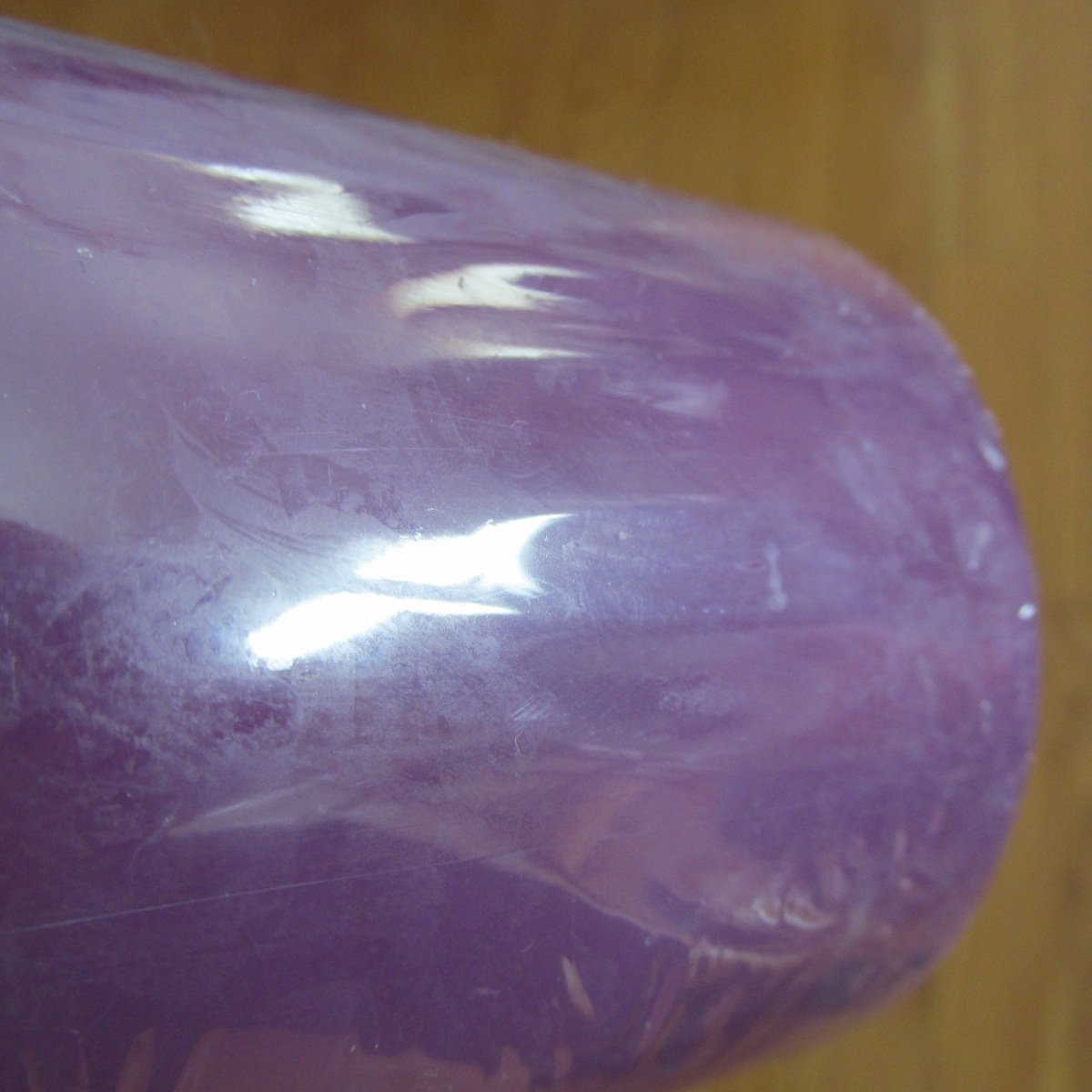 WAX AND WIX PILLAR CANDLE 3 " X 6" LIGHT PURPLE UNSCENTED NEW