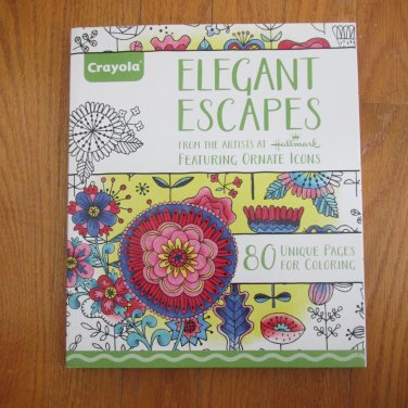 YOU CHOOSE Assorted Crayola adult coloring books 80 pages Hallmark Designs 