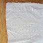 FABRIC WHITE EMBROIDERED EYELET TYPE SHABBY CHIC BRIGHT CRISP NEW BTY