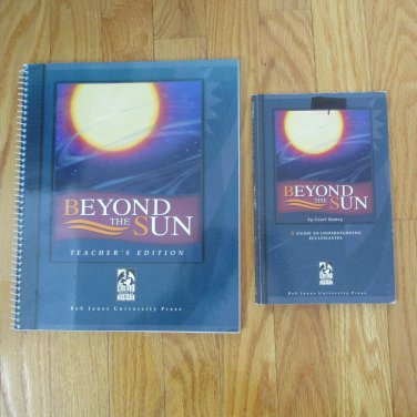 BOB JONES UNIVERISTY PRESS BEYOND THE SUN 2 BOOK SET HOME SCHOOL BIBLE MODULE 2001