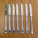 ZWILLING J.A. HENCKELS STAINLESS STEEL FLATWARE 7 DINNER KNIVES PROVENCE GLOSSY SILVERWARE REPLACE