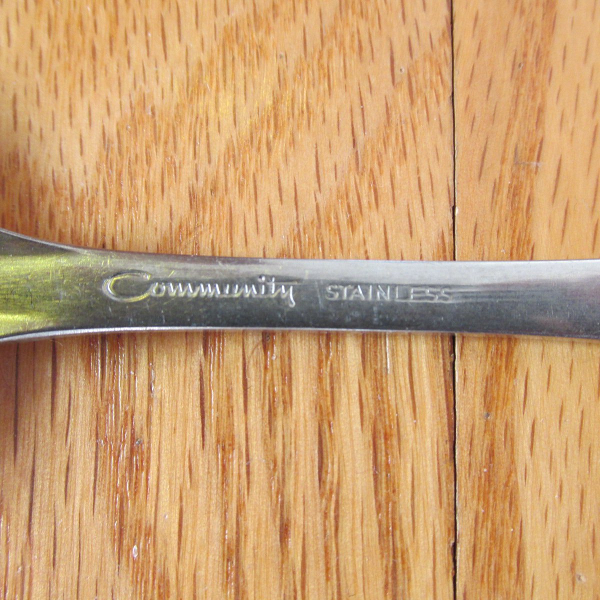 COMMUNITY STAINLESS ROYAL PROVINCIAL FLATWARE MEAT FORK SILVERWARE