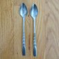 NORTHLAND STAINLESS JAPAN FLATWARE REBECCA SET OF 2 ICE TEA SPOONS REPLACEMENT