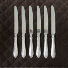 WALLACE HOTEL STAINLESS 18 10 FLATWARE 6 PC SET KNIVES SILVERWARE REPLACEMENT