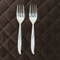 CASTLE COURT STAINLESS JAPAN FLATWARE ROSEGLOW 4 PC SET FORKS SPOONS SILVERWARE