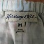 HERITAGE 1981 JUNIOR'S SIZE M DRESS ORANGE BLUE PLAID HALTER JUMPER BOHO HIPPIE