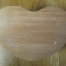 PINE WOOD HEART STOOL FOOT REST UNFINISHED COUNTRY FARM HOUSE CRAFT NEW