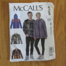 McCALL'S 7298 UNISEX MEN'S WOMEN'S SIZE S M L TOP & ATHLETIC JACKET SEWING PATTERN NEW