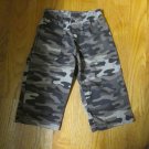 CARTER'S BOY'S SIZE 12 mo. PANTS BROWN CAMOUFLAGE PULL ON ELASTIC WAIST