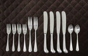 IIC IMPERIAL INTERNATIONAL STAINLESS FLATWARE OLD TOWNE SET of 12 SILVERWARE REPLACEMENT