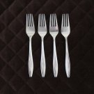 HANFORD FORGE STAINLESS FLATWARE NEPTUNE 4 SALAD FORKS SILVERWARE REPLACEMENT