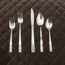 IMPERIAL INTERNATIONAL STAINLESS CORTINA TEXTURED FLATWARE SET of 50 SERVICE 4 8 SILVERWARE NEW