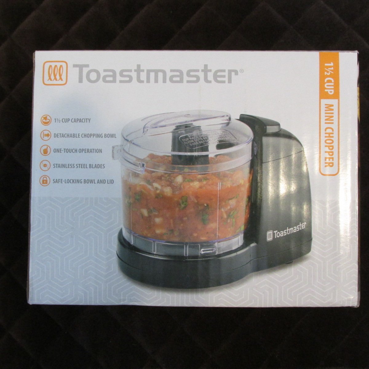 toastmaster-mini-chopper-electric-1-1-2-cup-capacity-food-processor-new