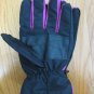 RW RUGGED WEAR WOMEN'S SIZE L GLOVES BLACK, PINK SKI SNOWBOARD WINTER OUTERWEAR NWT