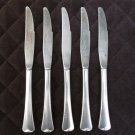 STAINLESS  FLATWARE 5 PC SET KNIVES HOLLOW HANDLE SILVERWARE REPLACEMENT