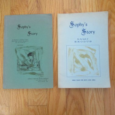 SOPHY'S STORY GENESIS EXODUS 2 BOOK SET BIBLE TRUTH PUBLISHERS