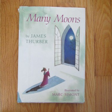 MANY MOONS BOOK JAMES THURBER HARCOURT BRACE