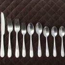 ONEIDA STAINLESS CHINA FLATWARE CASSON FORK SPOONS 9 PIECE SET SILVERWARE REPLACEMENT