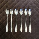 CRAFTKITCHEN STAINLESS FLATWARE SET OF 6 ICE TEASPOONS SILVERWARE REPLACEMENT