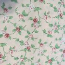 FABRIC PEACHY PINK ROSES 100% COTTON 44" WIDE QUILT NEW BTY