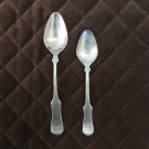 PRESENT STAINLESS JAPAN FLATWARE CHESTERFIELD 2 SPOONS SILVERWARE REPALCEMENT