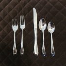 ONEIDA STAINLESS FLATWARE SAND DUNE GLOSSY 45 piece SET SERVICE FOR 8 SILVERWARE REPLACEMENT