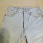 LEVI'S 501 MEN'S SIZE 29 x 29 JEANS LIGHT BLUE STONE WASHED DENIM BUTTON FLY RED TAB DISTRESSED