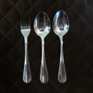 STANLEY ROBERTS STAINLESS CHINA FLATWARE A LA CART GLOSSY SET OF 3 SILVERWARE REPLACEMENT