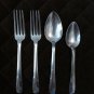 NATIONAL STAINLESS USA FLATWARE  SET of 4 SILVERWARE REPLACEMENT