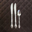 IMPERIAL STAINLESS JAPAN FLATWARE NORMANDY SET of 3 SILVERWARE REPLACEMENT