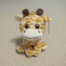BEST MADE TOYS PLUSH ANIMAL WHITE TAN SPOTTED GIRAFFE STUFFED TOY NEW