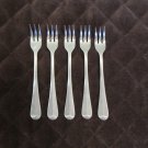 STAINLESS JAPAN FLATWARE      SET of 5 COCKTAIL / SEAFOOD FORKS SILVERWARE REPLACEMENT