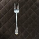 ONEIDA STAINLESS FLATWARE JULLIARD SALAD FORK GOLD ACCENT CUBE MARK SILVERWARE REPLACEMENT