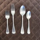 STAINLESS CHINA FLATWARE   SATIN SET of 12 SILVERWARE REPLACEMENT