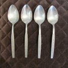 ONEIDA DELUXE STAINLESS FLATWARE SPANISH MOOD SET of 4 SERVING SPOONS SILVERWARE REPLACEMENT