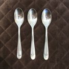 HAMPTON FORGE STAINLESS CHINA FLATWARE     SET of 3 SPOONS SILVERWARE REPLACEMENT