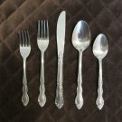 IMPERIAL STAINLESS USA FLATWARE FLEURETTE SET of 20 SILVERWARE REPLACEMENT