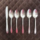 ONEIDA WM. ROGERS STAINLESS FLATWARE OLD WINTER SET of 6 SILVERWARE REPLACEMENT or CHOICE
