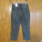 TIME & TRU WOMEN'S SIZE 8 CAPRIS JEANS GREY ACID WASHED DENIM HIGH RISE CROPPED PANTS NWT