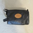 LACROSSE BAG BLACK SHAVING TRAVEL CASE ZIPPERED TOILETRY AMERICAN STYLE