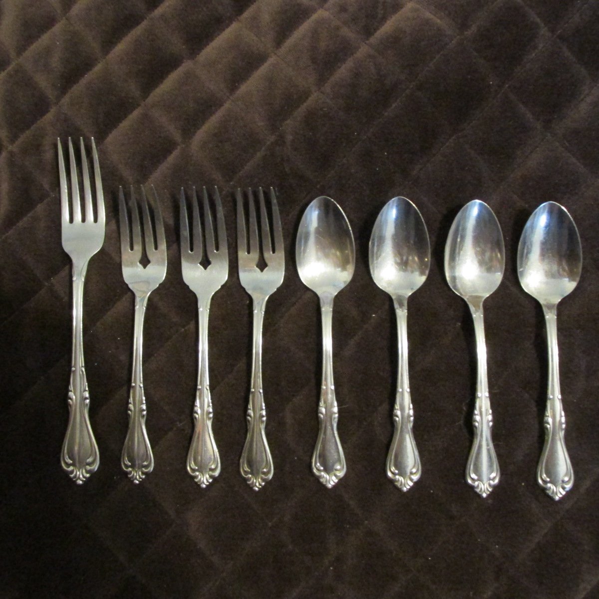ONEIDA WM ROGERS PREMIER STAINLESS FLATWARE SUTTON PLACE SET of 9 SILVERWARE REPLACEMENT