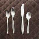 INTERNATIONAL STAINLESS DELUXE FLATWARE AMERICANA SET of 28 SILVERWARE REPLACEMENT RARE