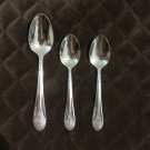 WALCO STAINLESS CHINA FLATWARE METEOR SET of 3 SILVERWARE REPLACEMENT