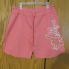 CMT LOOT WOMEN'S JUNIOR'S SIZE XXL (19) SHORTS PINK CORAL ATHLETIC STRETCH DRAWSTRING NWT