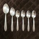 HB CO STAINLESS USA FLATWARE HEATHER EVERGLO SET of 7 SPOONS SILVERWARE REPLACEMENT